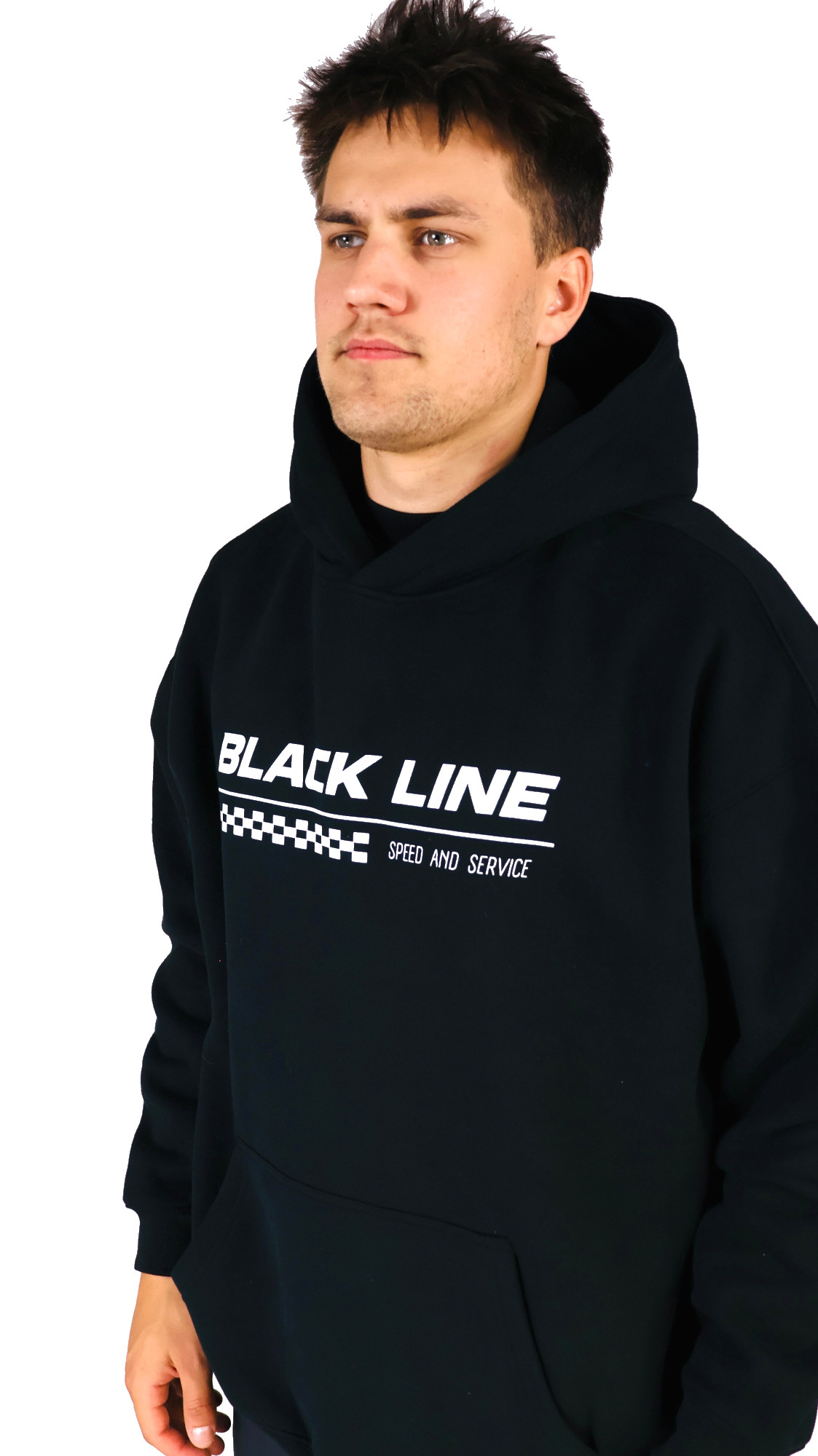 Black Line Racing Oversized Hoodie