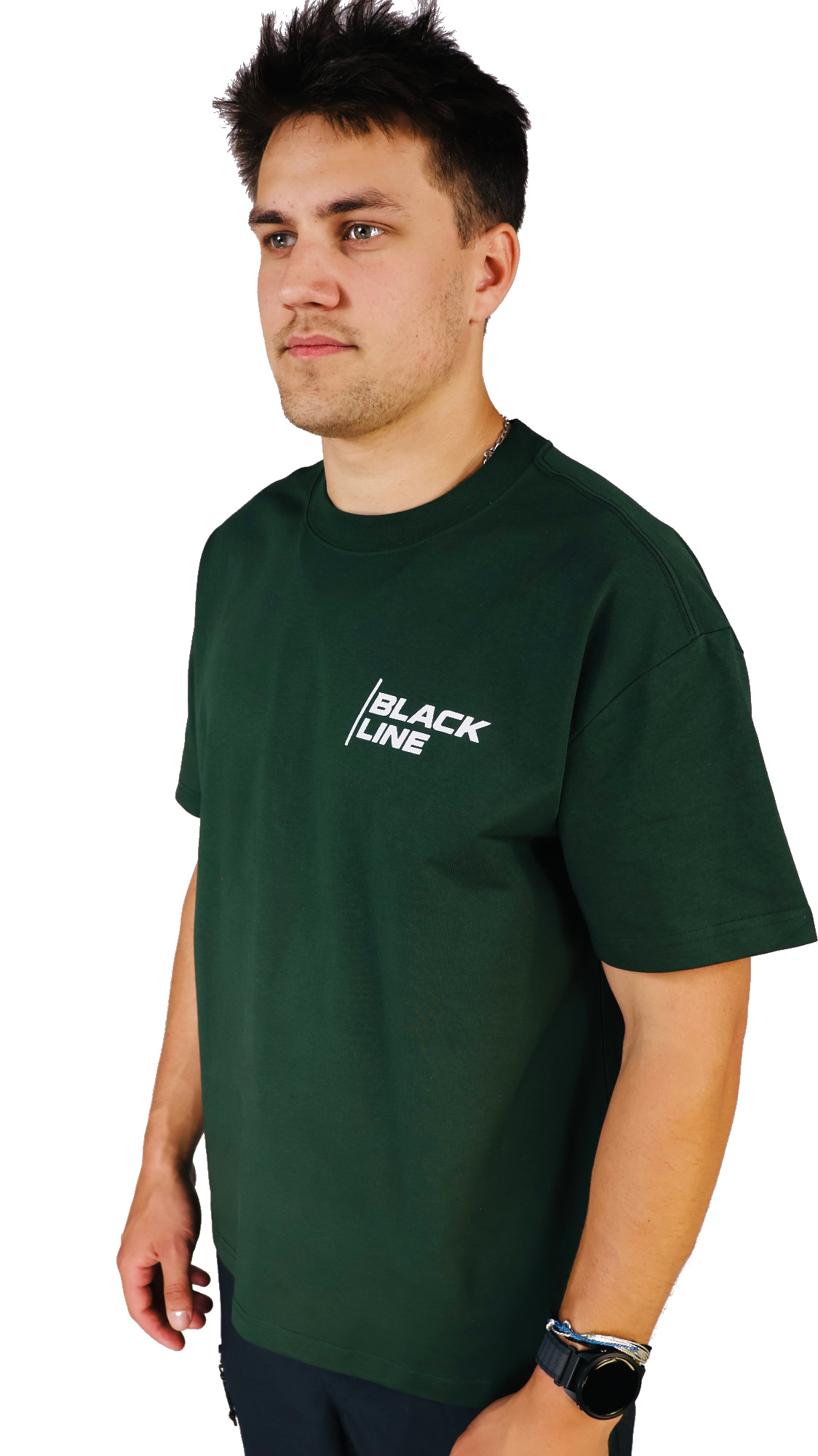Black Line Premium Topographic Tee